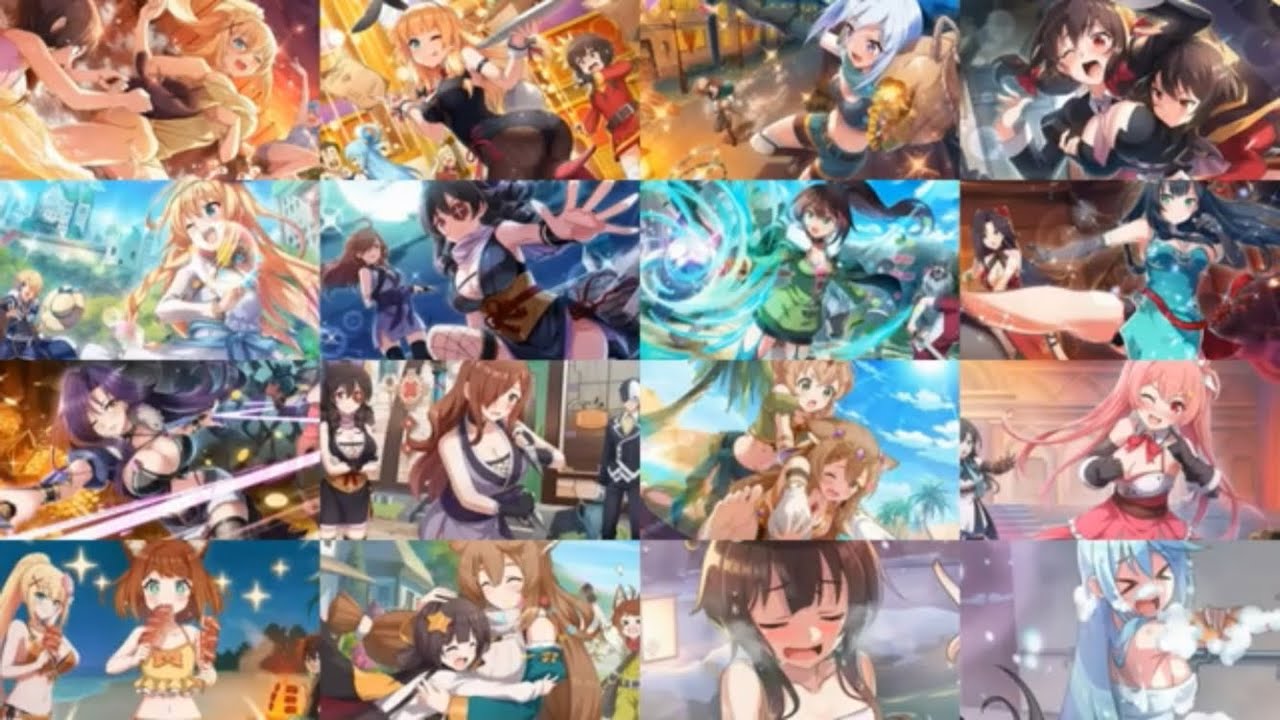 このすばキャラをおっぱいランキング順に並べてみた エミリア レム このすば この素晴らしい世界に祝福を ファンタスティックデイズ Youtube