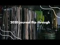 2020 journal flip through