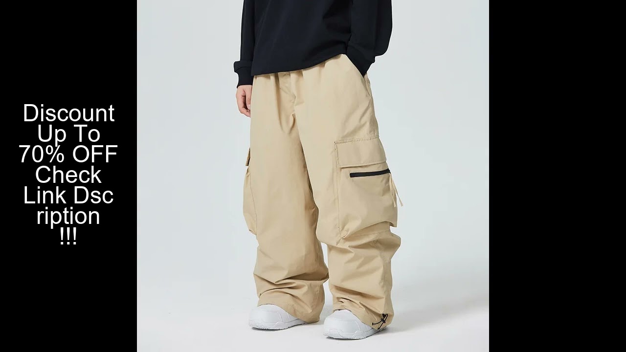 SEARIPE Insulated Snow Pants for Men and Women, Insulated Ski Pants, Snowboard Bottoms, High Quality