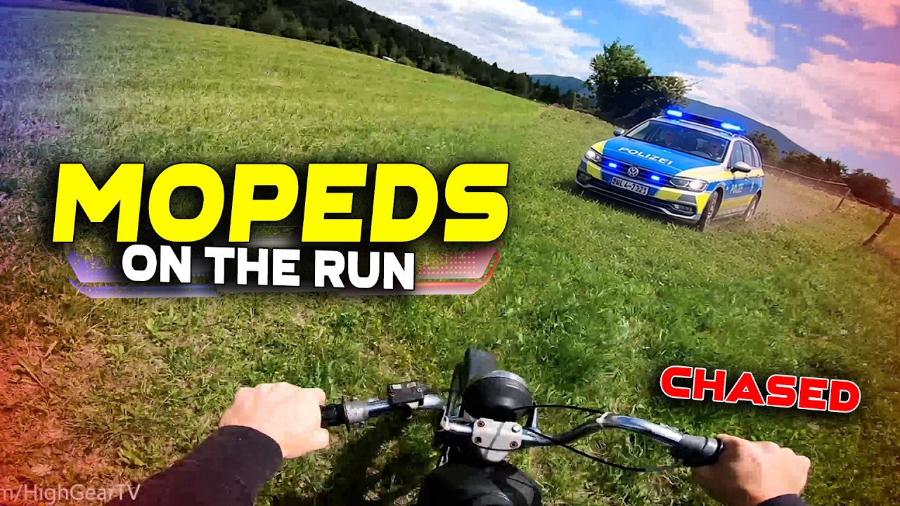 POLICE vs BIKERS  | Mopeds On The Run & Angry People 2026