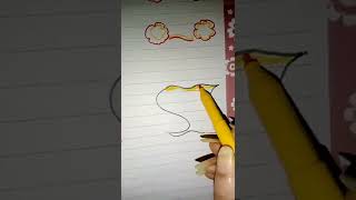 Draw Frame Doodles For Your Planner ||Paper notes doodle || Bullet Journal | Doodle With Me #shorts
