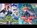 MiMish, Fortia Friends VS Alestiel Black&amp;White Wings | Cardfight Vanguard D Standard Lyrical Battle!