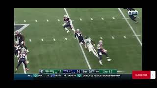 J.C. Jackson with a fantastic interception!! What a way to make a play!  Nice defense and nice play Wealth