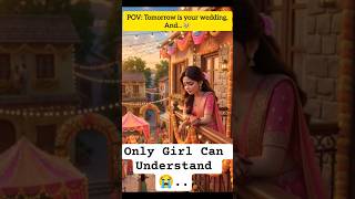 When next day is your wedding...😭#shorts