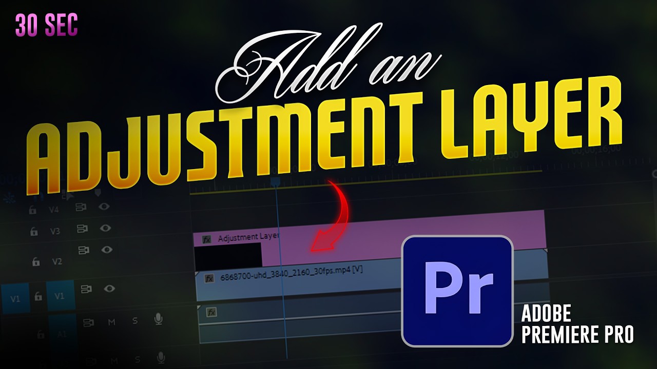 How to Add an Adjustment Layer in Premiere Pro | Step-by-Step Tutorial ...
