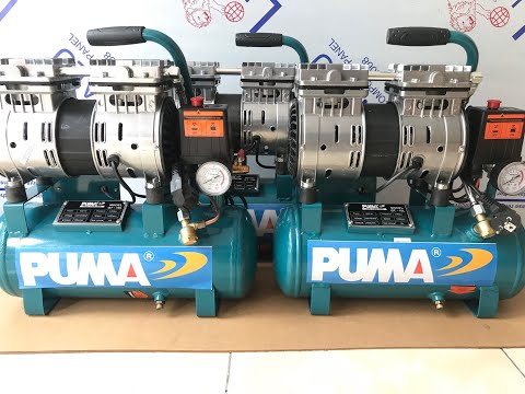 Video Máy nén khí không dầu giảm âm 15L (600w) - youtube