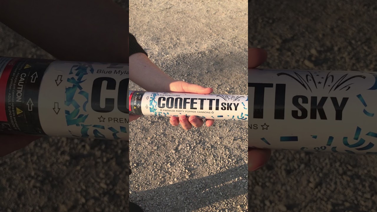 How To Use A Confetti Cannon