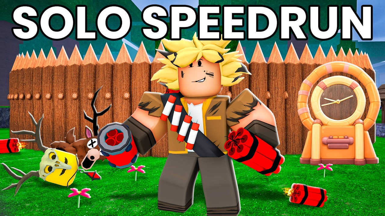 I Speedran with OP GRENADIER CLASS in 99 Nights in The Forest!