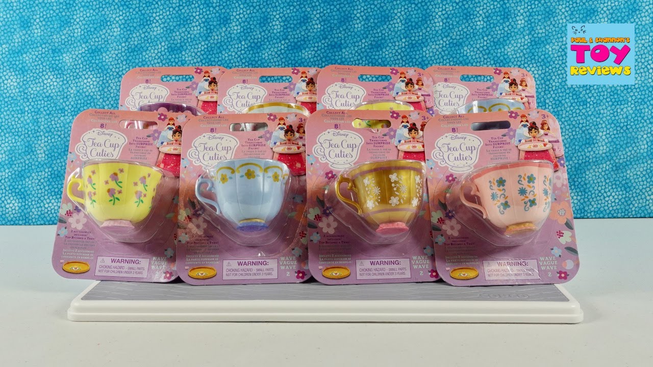 Disney Tea Cup Cuties Wave 2 Blind Bag FIgure Opening PSToyReviews YouTube