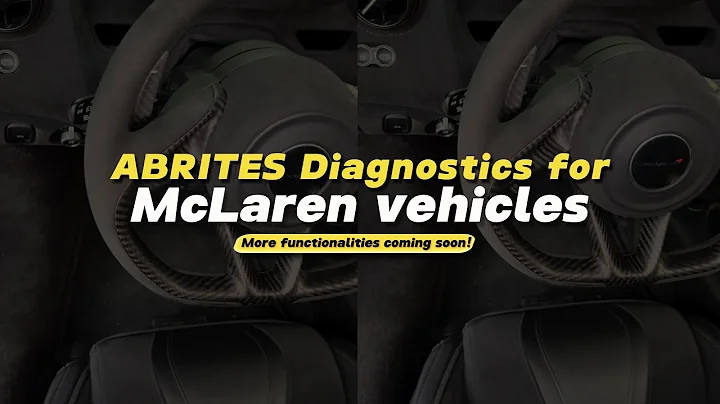 NEW in AVDI: McLaren Diagnostics