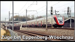 Zugstrecke bei Eppenberg-Wöschnau im Kanton Solothurn