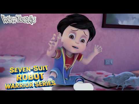 Seven-Suit Robot Warrior Series 47 🤖💥| Vir The Robot Boy in English | English Kids Cartoon