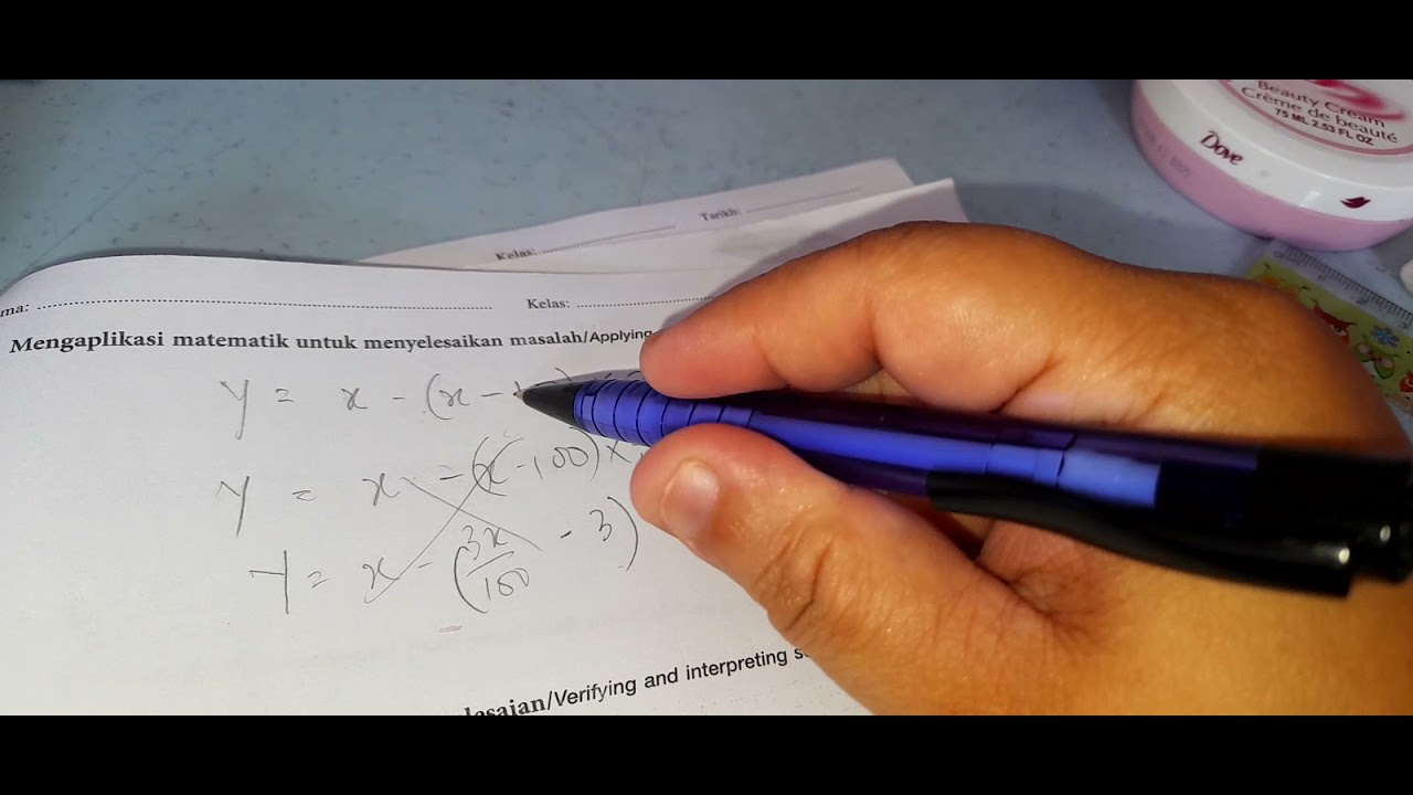 Form5 math bab8: pemodelan matematik (MT6-MT11)--2 - YouTube
