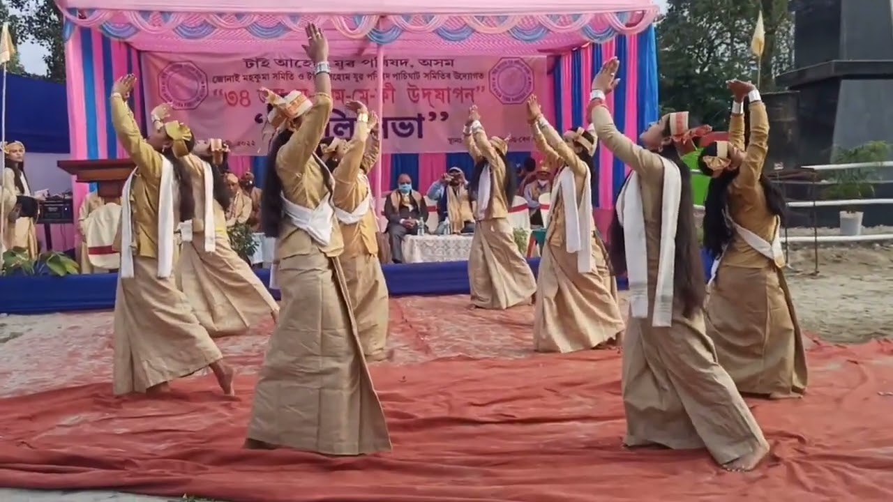 Me Dam Mefi jonai Tai Ahom  group dance By sunmoni Duwari 