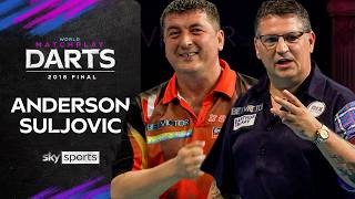 "PURE darting drama!" | Gary Anderson vs Mensur Suljović | FULL 2018 World Matchplay Final