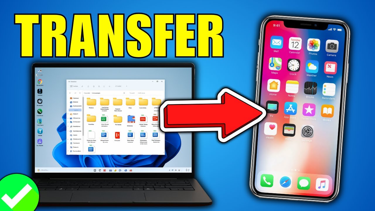 How To Transfer Files To PC From iPhone in 1 Minute - YouTube