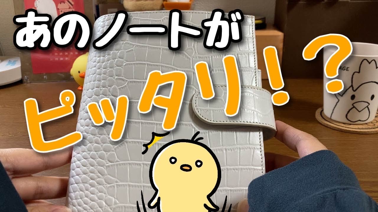 穴を開けずにそのままリフィルになっちゃった！