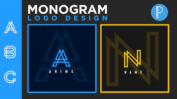 Create Monogram Logo Design in Pixellab