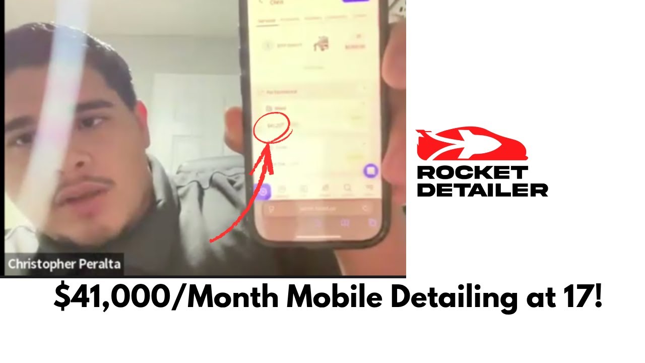 17 Year Old Makes $41,000 Mobile Detailing - Full Interview