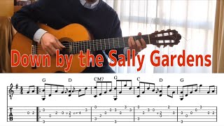 SALLY　サリー　バンドスコア　TAB付 TAB] Down by the Sally Gardens (Fingerstyle) サリーガーデン