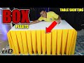 Box pleats table skirting tutorial