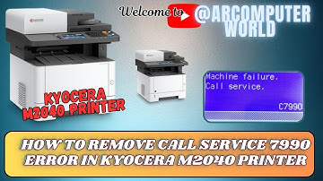 kyocera M2040DN C7990 Machine failure call service @arcomputerworld