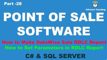 How to Set Parameters in RDLC Report in C# Window Form