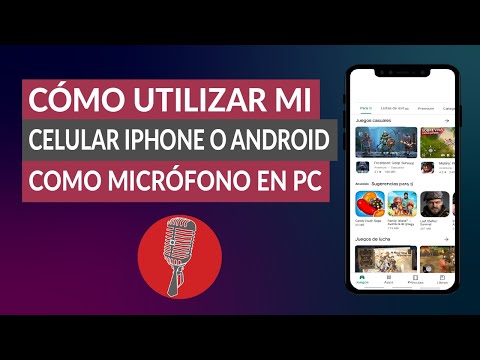 ¿Cómo Utilizar mi Celular iPhone o Android Como Micrófono en mi PC?