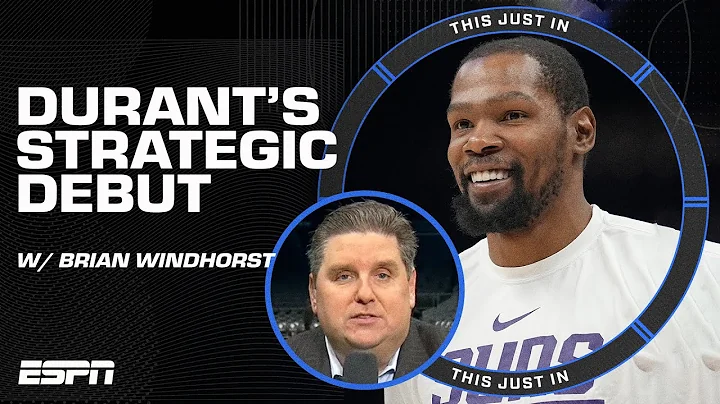 Kevin Durant's return was STRATEGICALLY planned! - Brian Windhorst | This Just In - DayDayNews