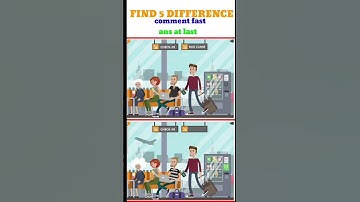 Spot The Difference: Only Genius Can Find Them All! #Shorts #BrainTest #EyeTest