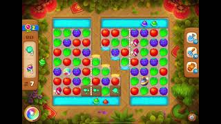 GardenScapes Level 1253 no boosters (17 moves)