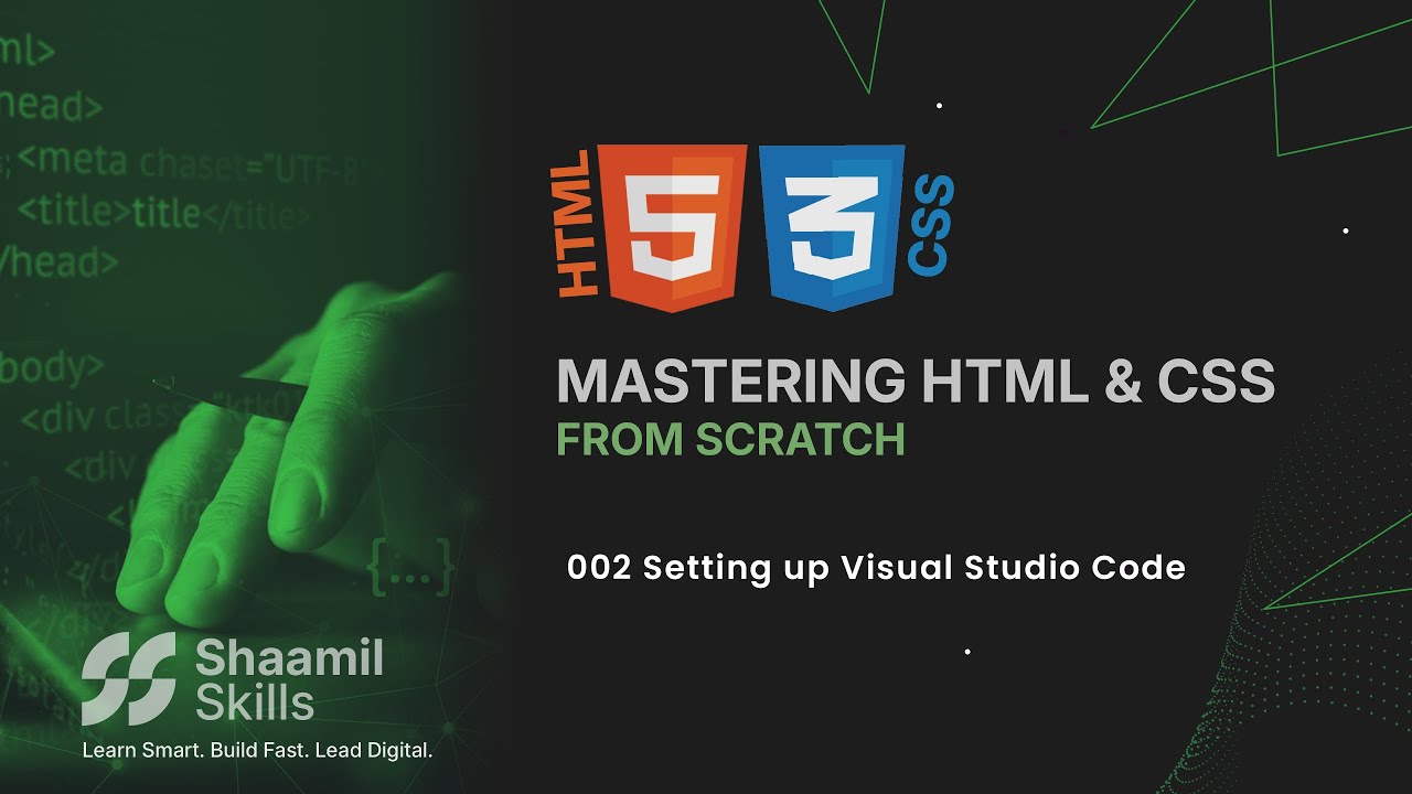 002 Setting up Visual Studio Code - YouTube