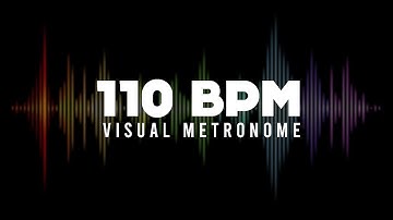 110 BPM Metronome (Visual Metronome / Click Track)
