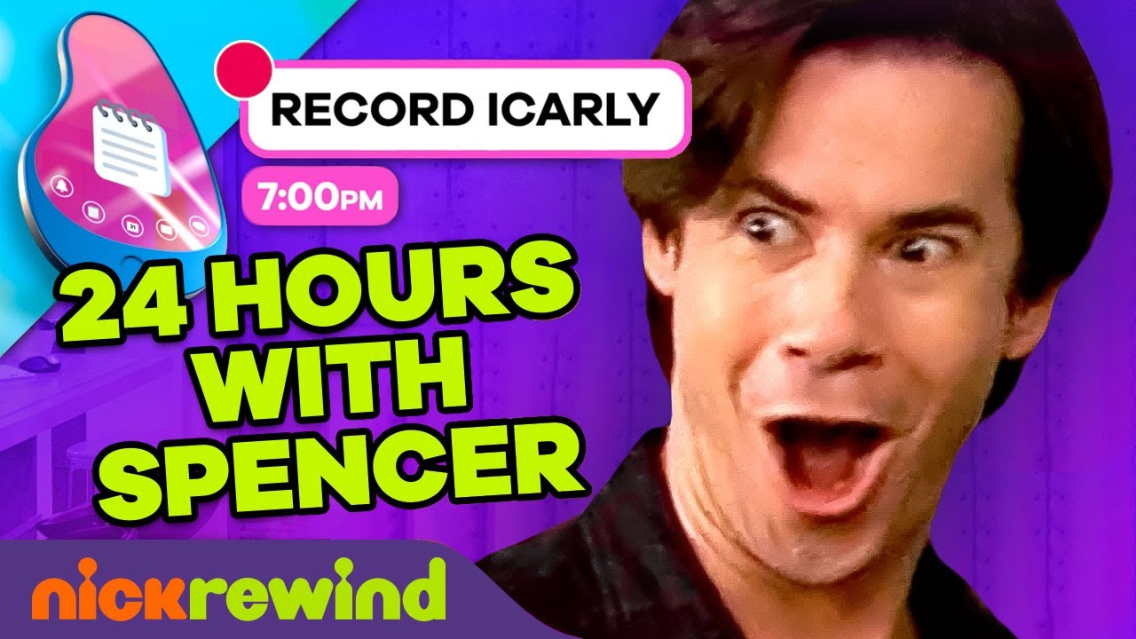 ⁣An Entire Day with Spencer Shay 🔥 iCarly | NickRewind