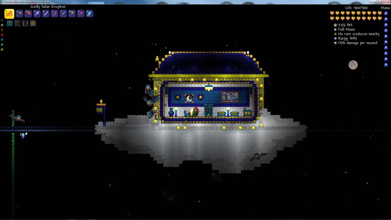 Terraria Falling Star Farm in Action YouTube