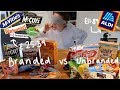 Aldi vs. Branded Food Challenge