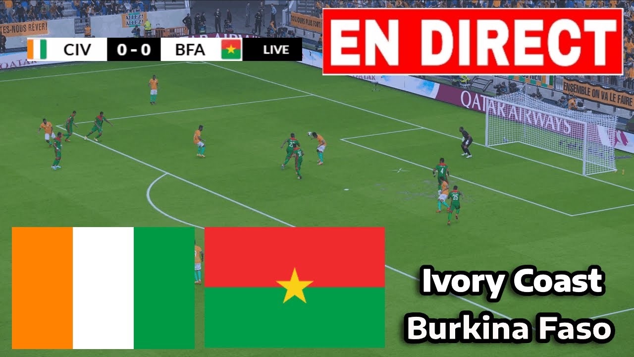 🔴EN DIRECT : Côte d'Ivoire - Burkina Faso | Coupe d'Afrique des Nations 2025 | Full Match Simulation