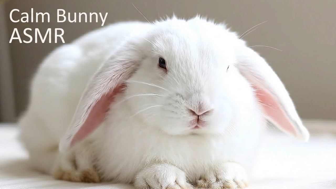 Calm Bunny ASMR 🥕 Soft Carrot Chewing Sounds (No Talking, No Music)