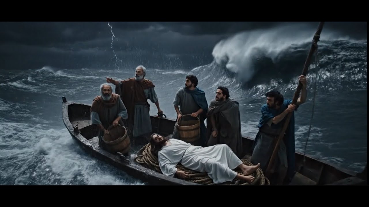 Jesus Calms the Storm | A Powerful Cinematic Bible Scene