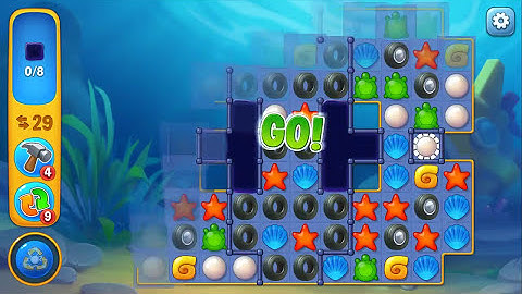 Fishdom NEW EVENT - Shipwrecked level 4 of 10 Gameplay (iOS Android)