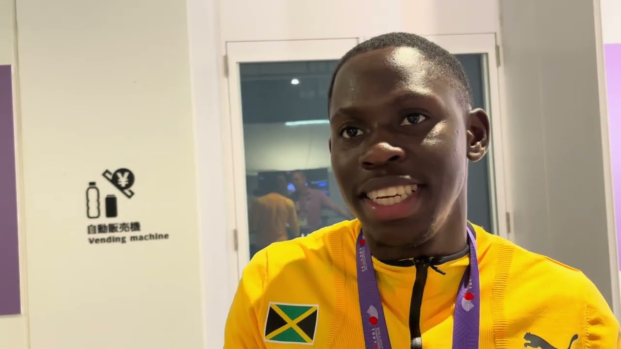 Oblique Seville Talks Usain Bolt, Glenn Mills & Jamaica After 100m Gold at Tokyo World Championships
