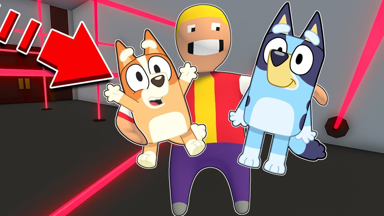 ESCAPAMOS DE LA PRISIÓN DE LA PLASTILINA CON BLUEY Y BINGO