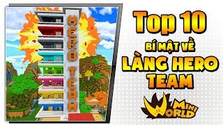 MRVIT - TOP 10 BÍ MẬT VỀ LÀNG HERO TEAM TRONG MINI WORLD !!!