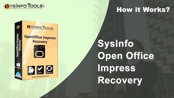 Recover Deleted and Corrupted Open Office ODP files With SysInfo Impress Recovery