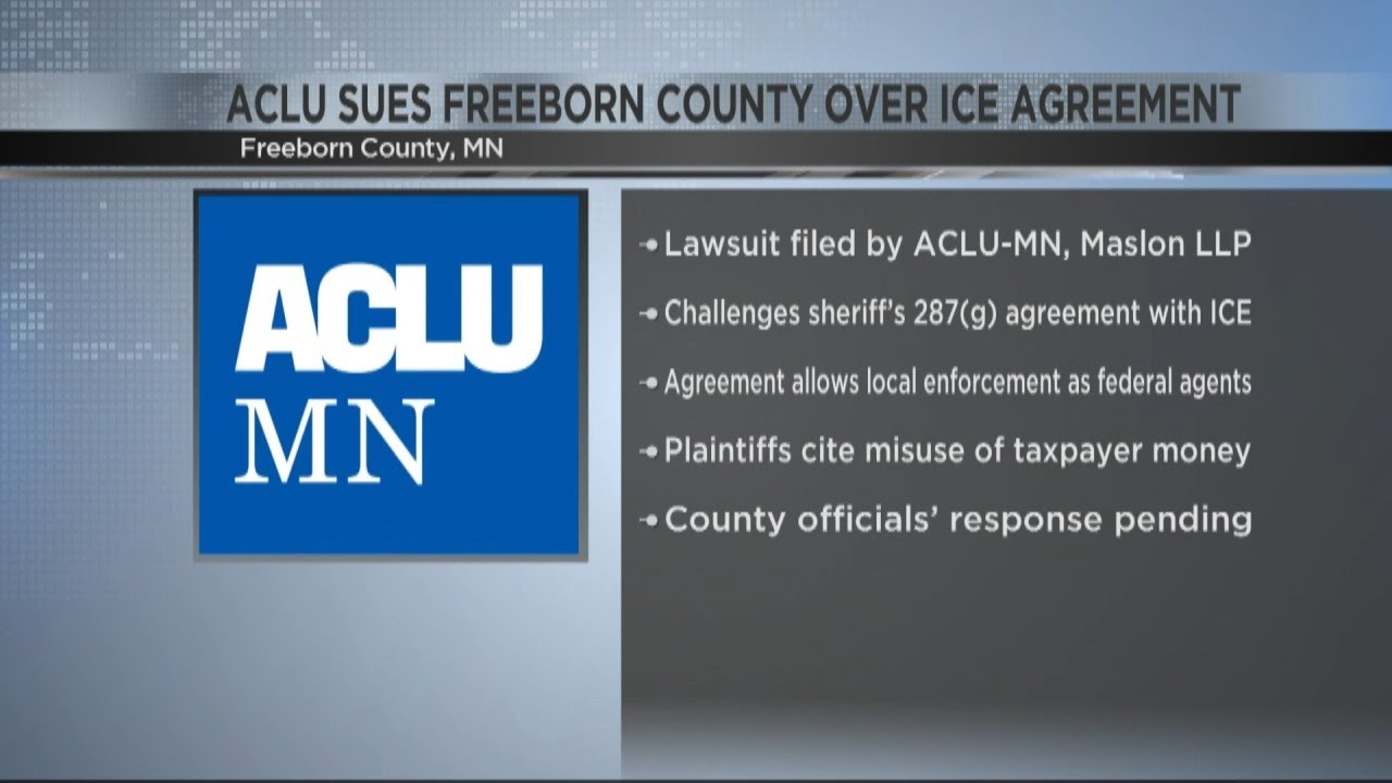 ACLU Sues Freeborn County Over Controversial ICE Agreement - YouTube