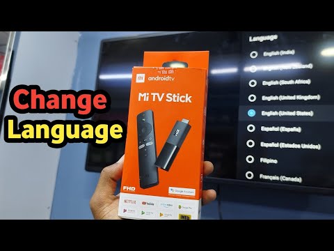 How to Change language in Mi TV Stick