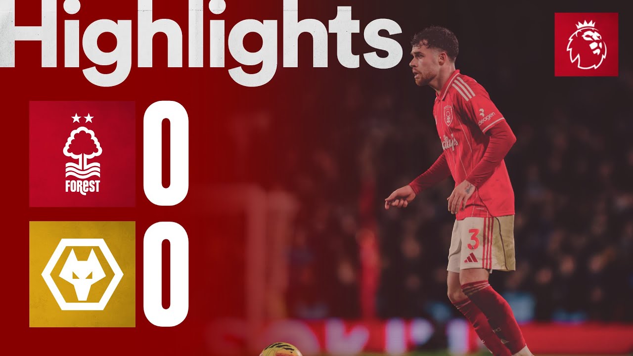 Nottingham Forest 0-0 Wolves | Premier League Highlights 🎬