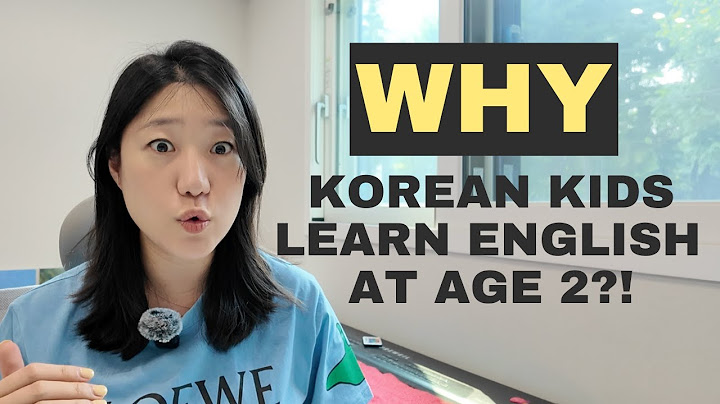 Why Korean Kids Learn English at Age 2?! | Korean Culture