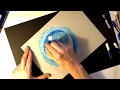 Basic Oil Pastel Techniques : Water Droplet : Rule of 3&#39;s TUTORIAL