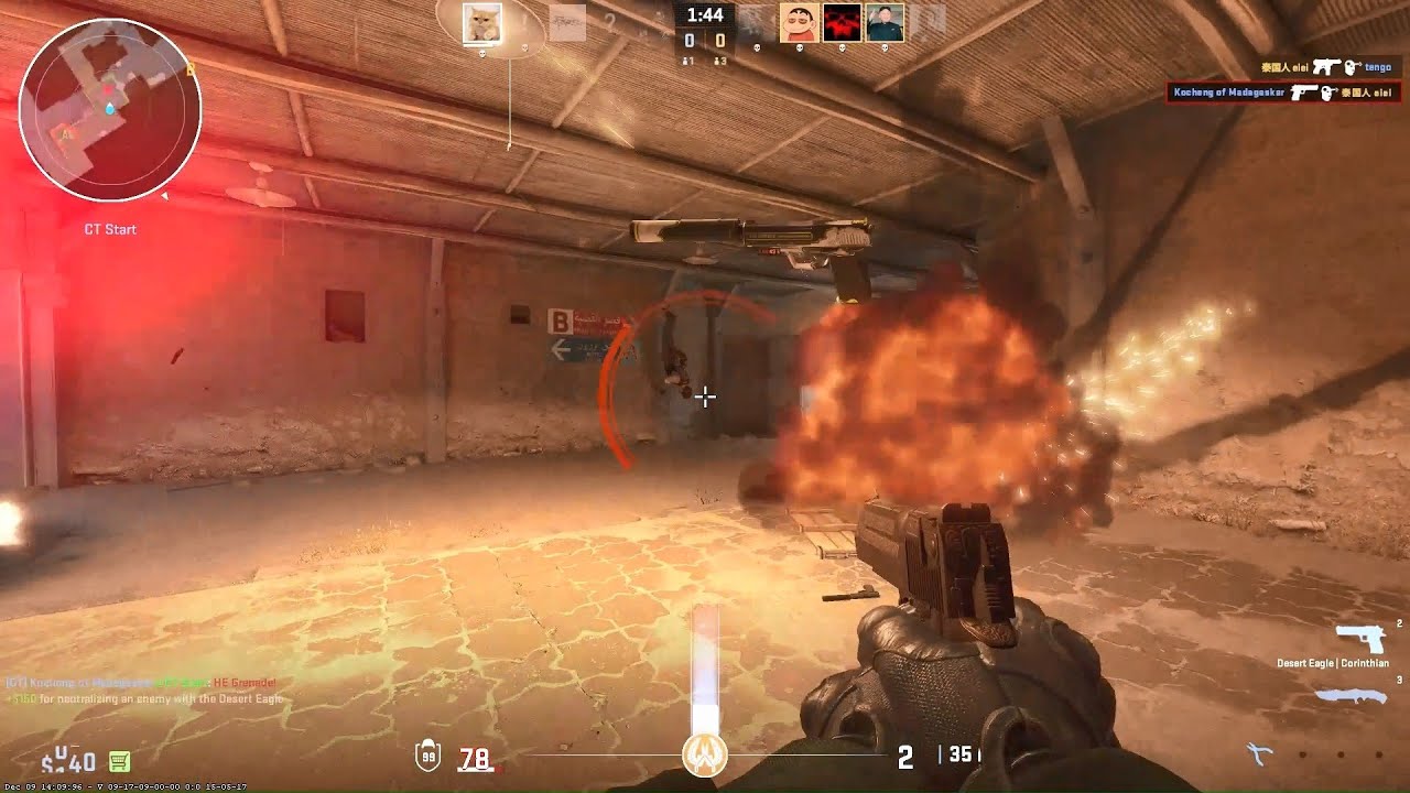 Kocheng of Madagaskar Deagle Headshot Compilation II 